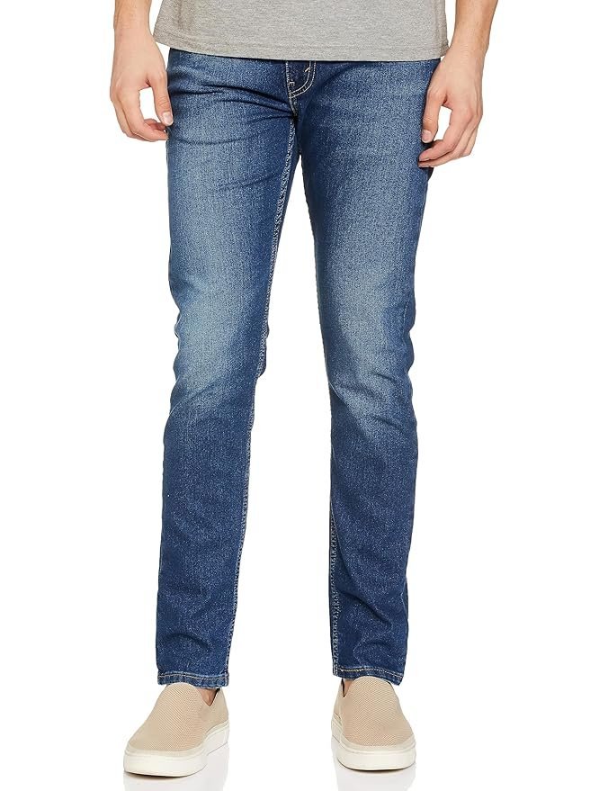 Levi's Men's 512 Slim Tapered Fit Mid Rise Blue Jeans