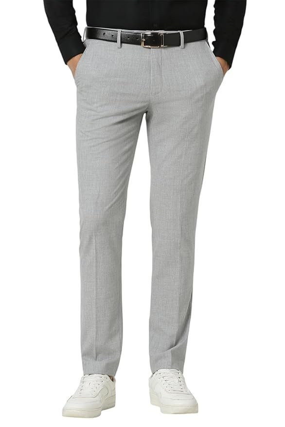 Van Heusen Men's Slim Fit Cotton Blend Workwear Trouser