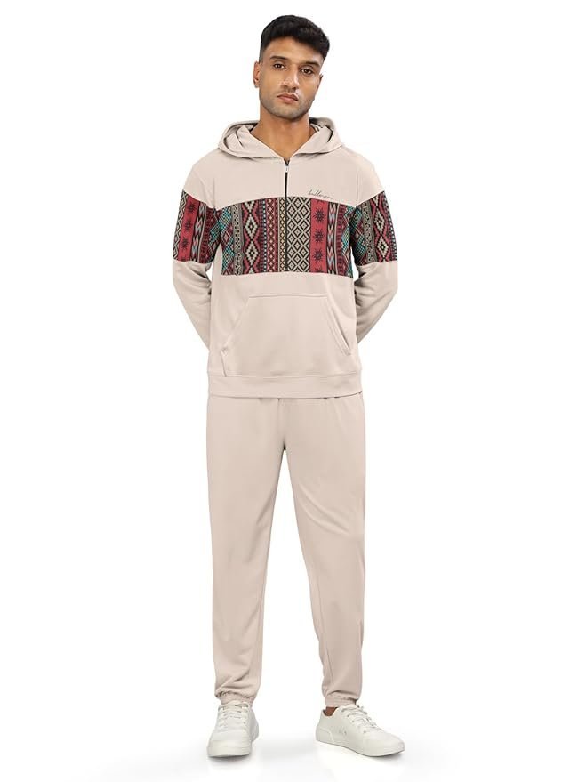 BULLMER Trendy Clothing Set with Hoodie & Pants Co-ords for Men