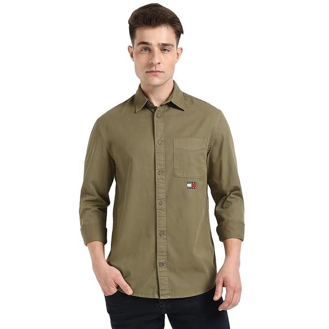 Tommy Hilfiger Men's Cotton Regular Fit Shirt